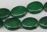 CCN539 15.5 inches 15*20mm oval candy jade beads wholesale