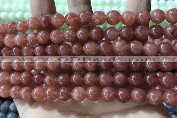 CCN5447 15 inches 8mm round candy jade beads Wholesale