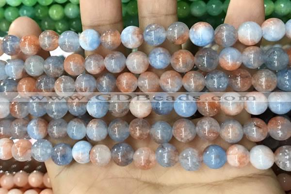 CCN5481 15 inches 8mm round candy jade beads Wholesale