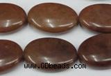 CCN550 15.5 inches 18*25mm oval candy jade beads wholesale