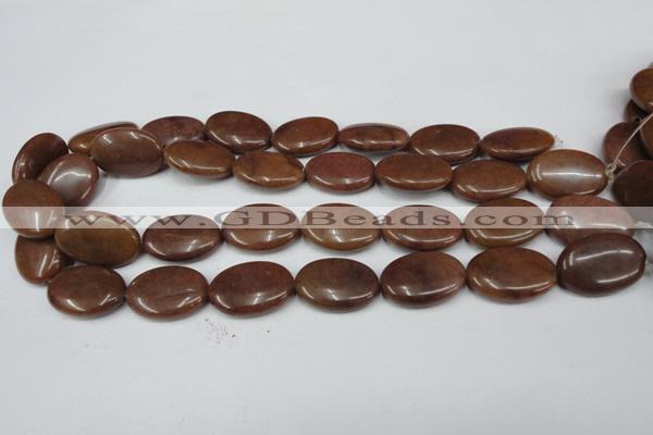 CCN550 15.5 inches 18*25mm oval candy jade beads wholesale