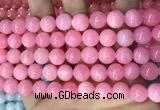 CCN5533 15 inches 8mm round candy jade beads Wholesale