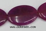 CCN557 15.5 inches 25*35mm oval candy jade beads wholesale