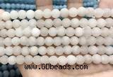 CCN5580 15 inches 8mm round matte candy jade beads Wholesale