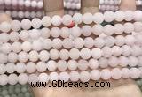 CCN5582 15 inches 8mm round matte candy jade beads Wholesale