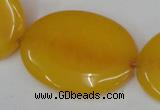 CCN564 15.5 inches 25*35mm oval candy jade beads wholesale