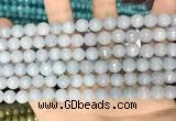 CCN5651 15 inches 8mm faceted round candy jade beads