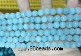 CCN5661 15 inches 8mm faceted round candy jade beads