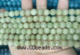 CCN5669 15 inches 8mm faceted round candy jade beads