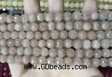 CCN5678 15 inches 8mm faceted round candy jade beads