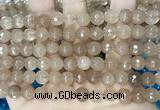 CCN5679 15 inches 8mm faceted round candy jade beads