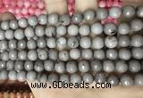 CCN5689 15 inches 8mm faceted round candy jade beads