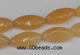 CCN571 15.5 inches 10*20mm marquise candy jade beads wholesale