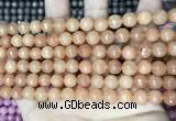 CCN5710 15 inches 8mm faceted round candy jade beads