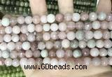 CCN5712 15 inches 8mm faceted round candy jade beads