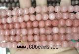 CCN5715 15 inches 8mm faceted round candy jade beads