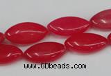 CCN574 15.5 inches 10*20mm marquise candy jade beads wholesale