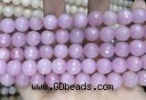 CCN5796 15 inches 10mm faceted round candy jade beads