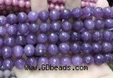 CCN5797 15 inches 10mm faceted round candy jade beads