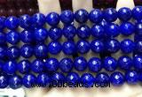 CCN5817 15 inches 10mm faceted round candy jade beads