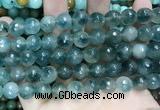 CCN5826 15 inches 10mm faceted round candy jade beads