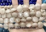 CCN5863 15 inches 15mm flat round candy jade beads Wholesale