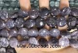 CCN5872 15 inches 15mm flat round candy jade beads Wholesale