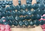 CCN5898 15 inches 15mm flat round candy jade beads Wholesale