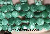 CCN5909 15 inches 15mm flat round candy jade beads Wholesale