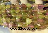 CCN5940 15 inches 12*12mm heart candy jade beads Wholesale