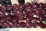 CCN5953 15 inches 14*14mm heart candy jade beads Wholesale