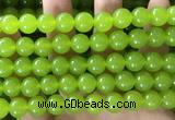 CCN6103 15.5 inches 10mm round candy jade beads Wholesale