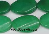 CCN619 15.5 inches 22*30mm twisted oval candy jade beads wholesale