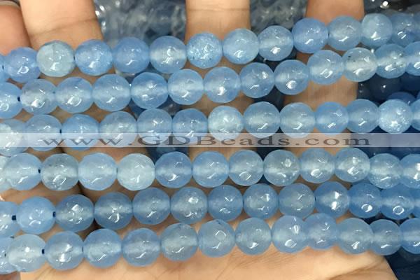 CCN6342 6mm, 8mm, 10mm, 12mm & 14mm faceted round candy jade beads