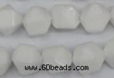 CCN660 15.5 inches 15*15mm faceted nuggets candy jade beads