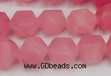 CCN661 15.5 inches 15*15mm faceted nuggets candy jade beads