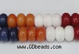 CCN721 15.5 inches 6*10mm rondelle candy jade beads wholesale