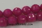 CCN754 15.5 inches 4mm faceted round candy jade beads wholesale