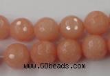 CCN758 15.5 inches 4mm faceted round candy jade beads wholesale