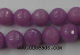 CCN761 15.5 inches 4mm faceted round candy jade beads wholesale