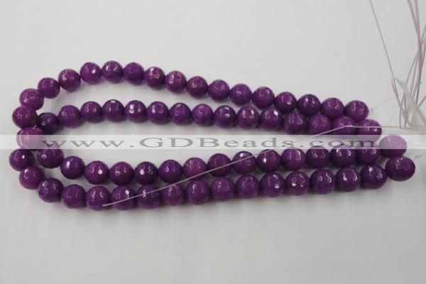 CCN762 15.5 inches 4mm faceted round candy jade beads wholesale