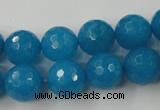 CCN781 15.5 inches 6mm faceted round candy jade beads wholesale