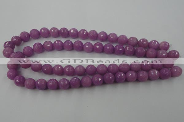 CCN795 15.5 inches 8mm faceted round candy jade beads wholesale