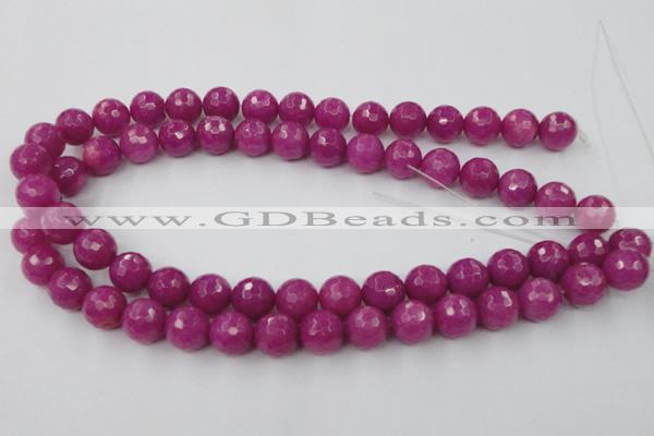 CCN874 15.5 inches 18mm faceted round candy jade beads