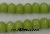 CCN912 15.5 inches 9*12mm faceted rondelle candy jade beads