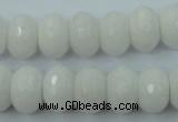 CCN915 15.5 inches 10*14mm faceted rondelle candy jade beads