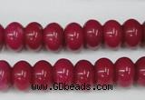 CCN93 15.5 inches 8*12mm rondelle candy jade beads wholesale