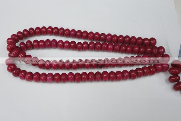 CCN93 15.5 inches 8*12mm rondelle candy jade beads wholesale