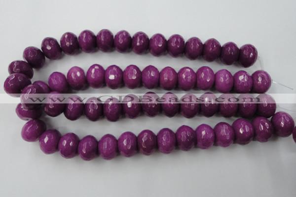 CCN946 15.5 inches 14*18mm faceted rondelle candy jade beads