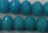 CCN951 15.5 inches 14*18mm faceted rondelle candy jade beads